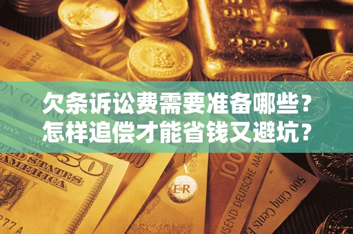 武汉欠条诉讼费需要准备哪些？怎样追偿才能省钱又避坑？