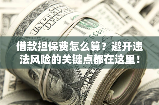 武汉借款担保费怎么算？避开违法风险的关键点都在这里！