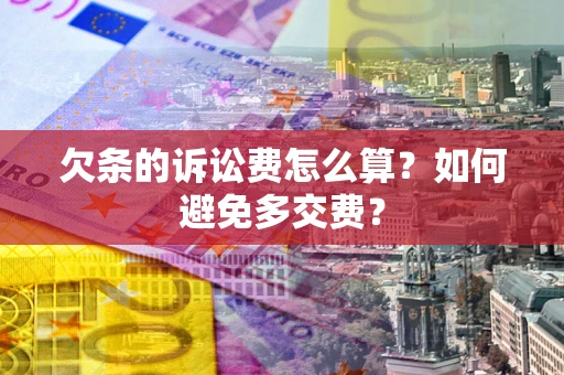 武汉欠条的诉讼费怎么算？如何避免多交费？