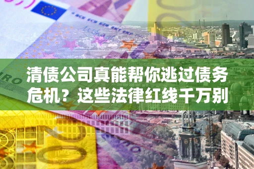武汉清债公司真能帮你逃过债务危机？这些法律红线千万别踩