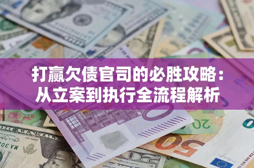 武汉打赢欠债官司的必胜攻略：从立案到执行全流程解析