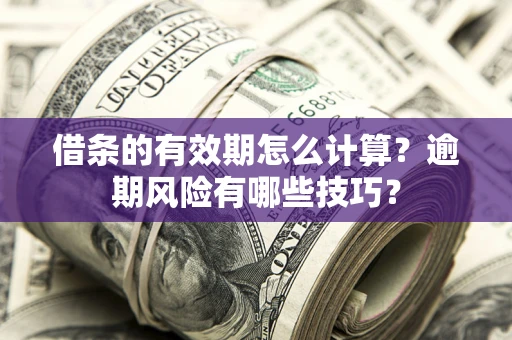 武汉借条的有效期怎么计算？逾期风险有哪些技巧？