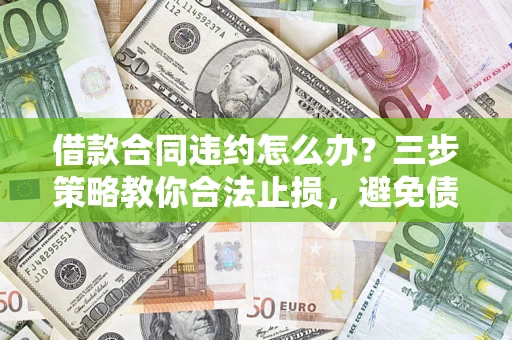 武汉借款合同违约怎么办？三步策略教你合法止损，避免债务危机升级